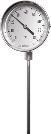 تصویر دسته بندی Vertical bimetallic thermometer without thermowell, 18 mm collar, class 1.0