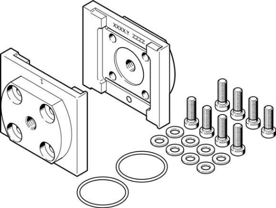 تصویر PAML-CP-90-HP3-G14 (1651540) اتصالات شیر برقی فستو-ساب بیس شیربرقی فستو 