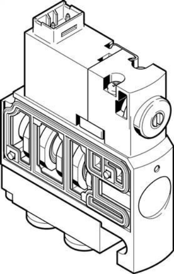 تصویر CPVSC1-M1H-D-T-M5C (547273) شیربرقی پنوماتیک فستو  