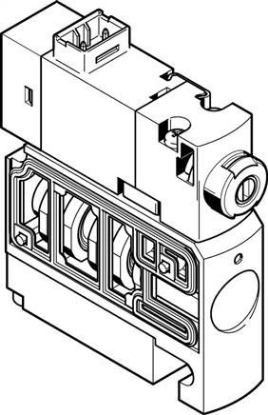 تصویر CPVSC1-M1LH-D-T-M5C (547303) شیربرقی پنوماتیک فستو  