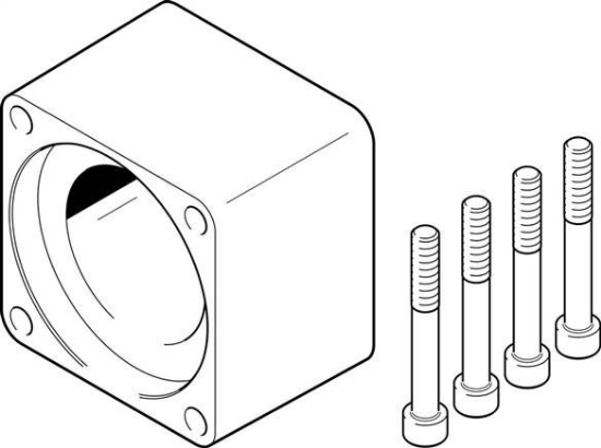 تصویر EAMK-A-D100-77A/B (1593914) محفظه کوپلینگ فستو