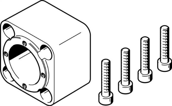 تصویر EAMK-A-D40-44A/C (552157) محفظه کوپلینگ فستو