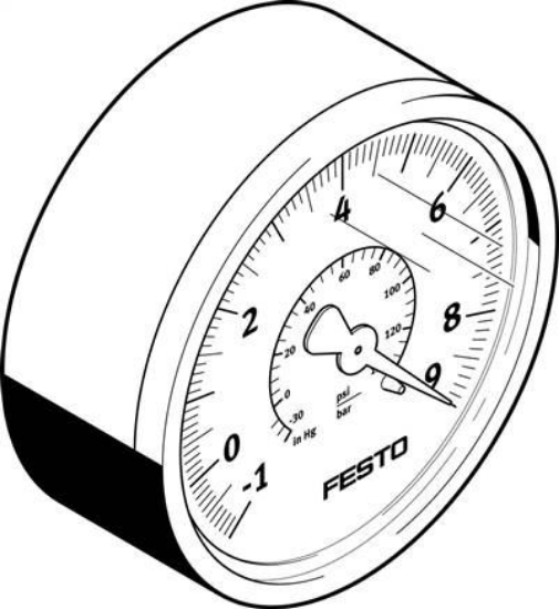 تصویر VAM-63-V1/9-R1/4-EN (537814) گیج وکیوم فستو    