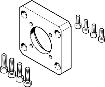 تصویر EAMF-A-62A-60G/H (1460112) موتور فلنج فستو