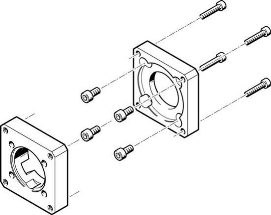 تصویر EAMF-A-38A-60G/H (558017) موتور فلنج فستو