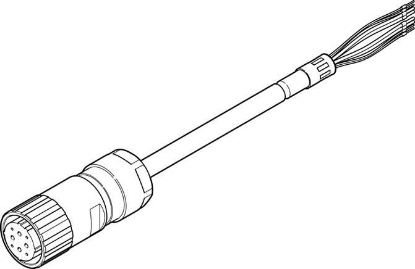 تصویر NEBM-M40G8-E-5-N-LE7 (1750241)  اتصالات سوکت و کابل موتور فستو     