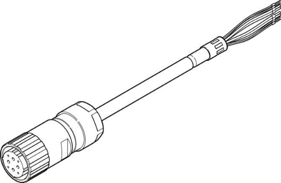 تصویر NEBM-M40G8-E-5-N-LE7 (1750241)  اتصالات سوکت و کابل موتور فستو     