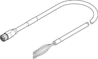 تصویر NEBM-M16G8-E-2.5-Q7-LE8-1 (5391541)  اتصالات سوکت و کابل موتور فستو