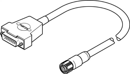 تصویر NEBM-M12G12-RS-15-N-S1G15 (571915) اتصال کابل انکودر فستو   