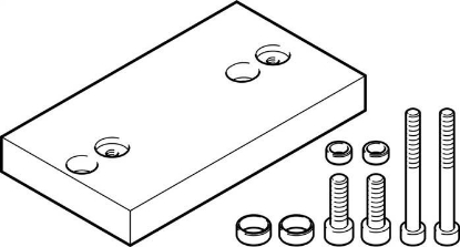 تصویر DHAA-D-H2-20/25-Q11-20 (1909616) کیت نصب فستو