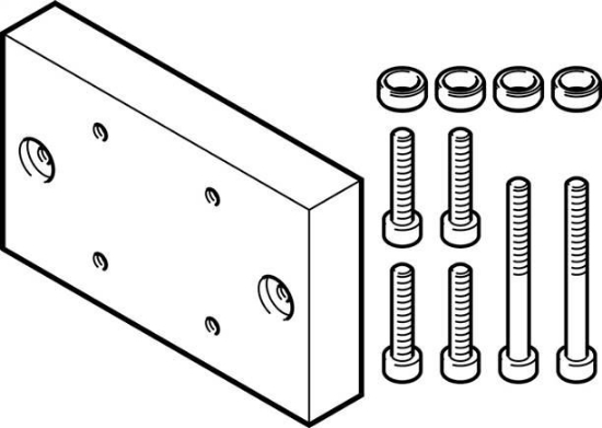 تصویر DHAA-D-H4-25-Q11-16 (1919910) کیت نصب فستو