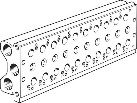 تصویر PRS-ME-1/8-10 (33412) Manifold block  