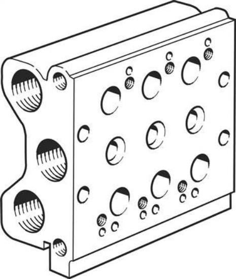 تصویر PRS-ME-1/8-3 (33477) Manifold block  