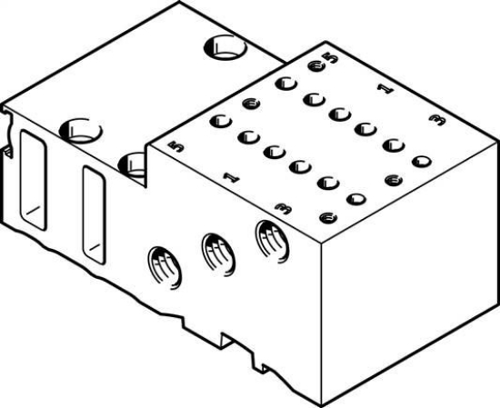 تصویر MHP2-PR2-5 (525122) Manifold block  