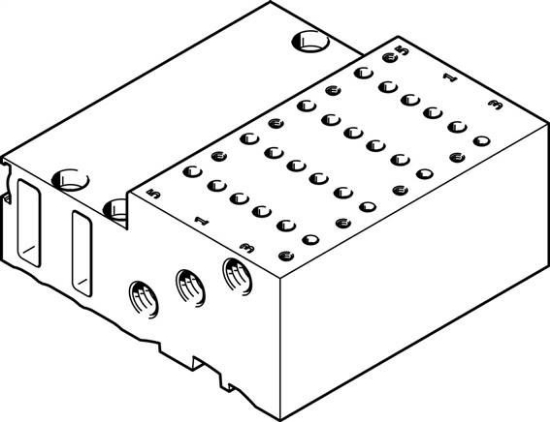 تصویر MHP2-PR4-5 (525123) Manifold block  