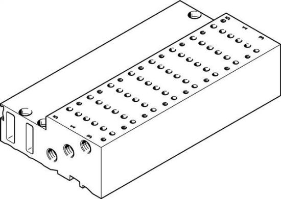 تصویر MHP2-PR8-5 (525125) Manifold block  