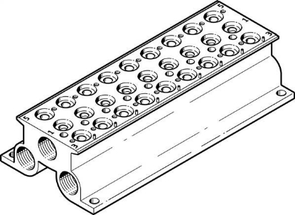 تصویر CPE10-PRS-1/4-9 (543828) بلوک منیفولد پنوماتیک فستو  