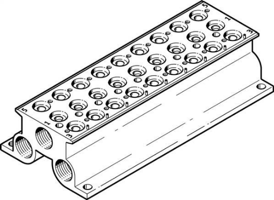 تصویر CPE10-PRS-1/4-9 (543828) بلوک منیفولد پنوماتیک فستو  