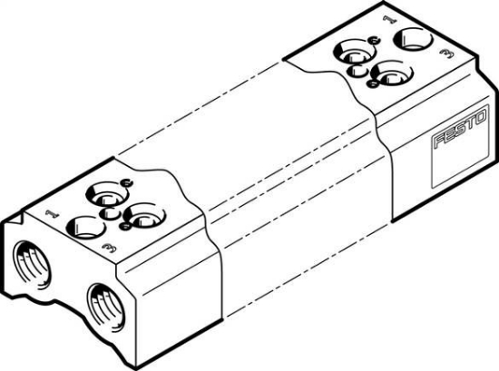 تصویر CPE10-3/2-PRS-1/4-2-NPT (550601) بلوک منیفولد پنوماتیک فستو  