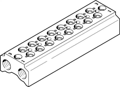 تصویر CPE14-3/2-PRS-3/8-8-NPT (550616) بلوک منیفولد پنوماتیک فستو  