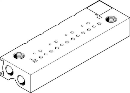 تصویر MHP1-PR2-3-PI-PCB (197242) Manifold block  