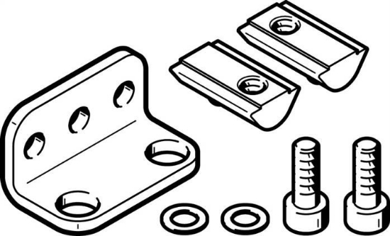 تصویر HWS-EGC-M8:KURZ (560517) Sensor bracket  