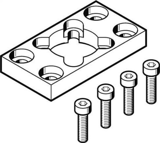 تصویر DAMF-F7-16 (1405169) Flange mounting 