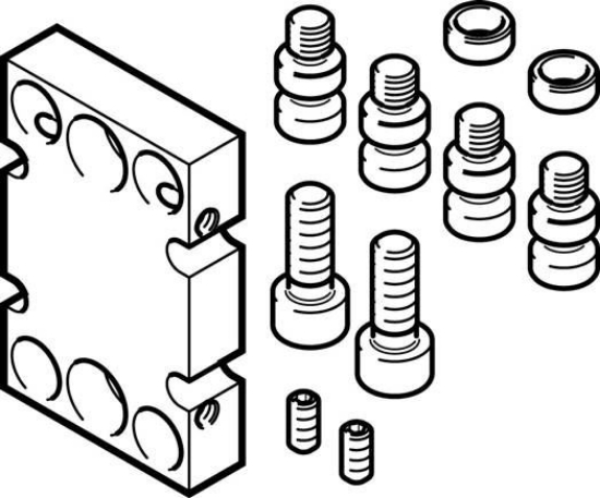 تصویر DHAA-G-G6-20-B11-25 (1468307) کیت آداپتر- تطبیقی فستو     