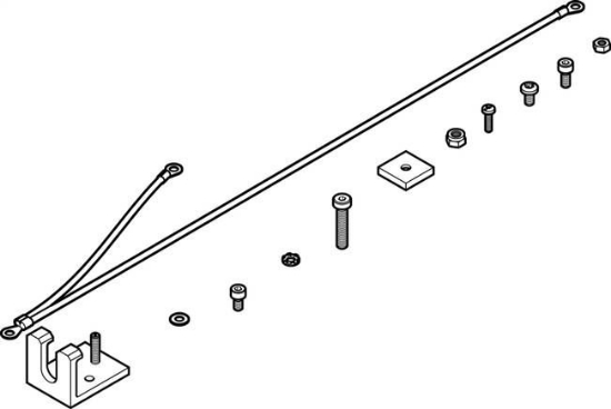 تصویر CAFC-X1-BE (572257)کیت اتصالات شیر برقی فستو     