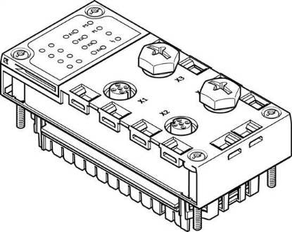 تصویر CPX-CTEL-2-M12-5POL-LK (2900543) رابط الکتریکال فستو   