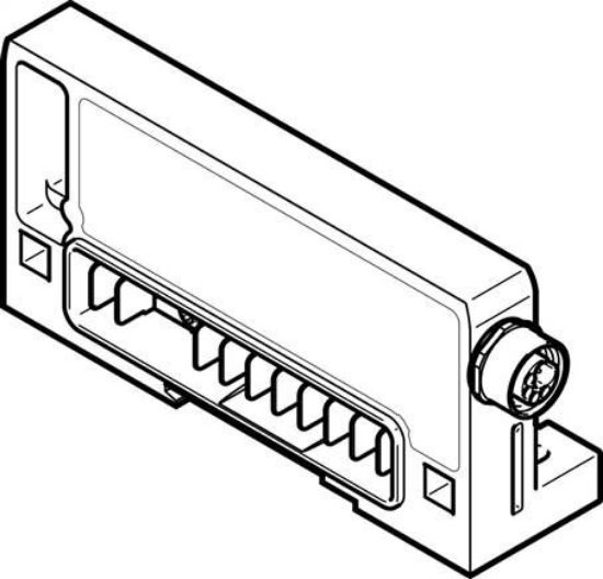 تصویر CPX-EPR-EV-X (576313) اتصالات شیر برقی فستو-صفحه پایانی شیر برقی فستو       