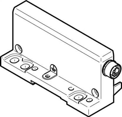 تصویر CPX-EPL-EV-X (576314) اتصالات شیر برقی فستو-صفحه پایانی شیر برقی فستو       