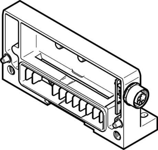 تصویر CPX-M-EPR-EV-X (576316) اتصالات شیر برقی فستو-صفحه پایانی شیر برقی فستو       