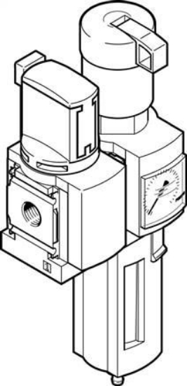 تصویر MSB6-1/2:C3:J120-WP (8042672) واحد مراقبت ترکیبی هوای فشرده فستو 