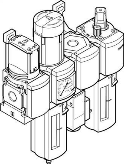 تصویر MSB4-1/4:C3J1F3M1-WP (542295) واحد مراقبت ترکیبی هوای فشرده فستو 