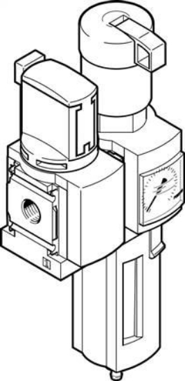 تصویر MSB4-1/4:C3:J120-WP (8042668) واحد مراقبت ترکیبی هوای فشرده فستو 