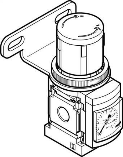 تصویر MS4-LR-1/8-D6-WR (543520) Press regulator 