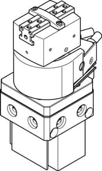 تصویر HGDS-PP-12-YSRT-A-B (1187957) گریپر چرخشی پنوماتیک فستو  