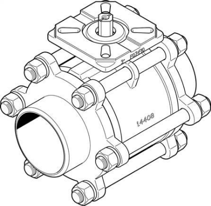 تصویر VZBA-3"-WW-63-T-22-F0710-V4V4T (1686704) شیر توپی (بال ولو) فستو      