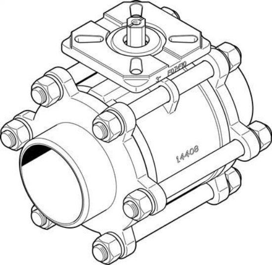 تصویر VZBA-3"-WW-63-T-22-F0710-V4V4T (1686704) شیر توپی (بال ولو) فستو      