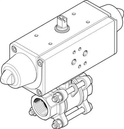 تصویر VZBA-1/4"-GG-63-T-22-F0304-V4V (1758069) شیر و اکچویتور فستو  