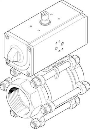 تصویر VZBA-3"-GG-63-T-22-F0710-V4V4T (1809660) شیر و اکچویتور فستو  