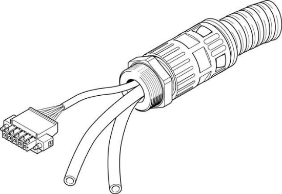 تصویر NHSB-A1-5-BLG5-LE5-PU8-2XBB (1585793) Connect cable   