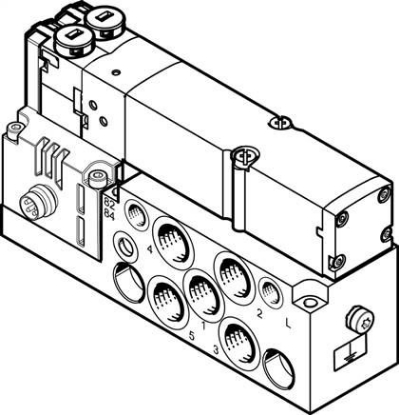 تصویر VMPA2-M1H-E-S-G1/8-PI (537976) شیر برقی پنوماتیک فستو 