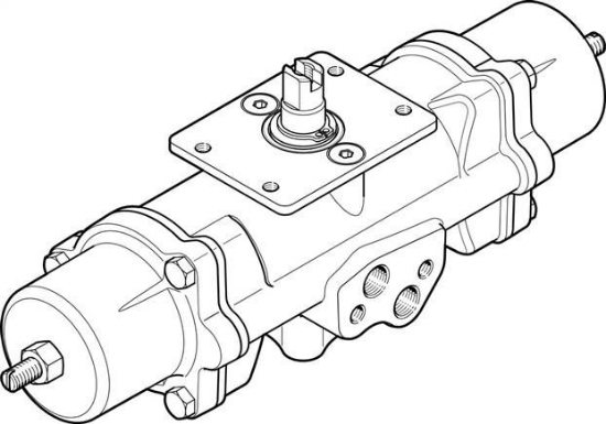 تصویر DAPS-0015-090-RS3-F03-CR (552877) Semi-rotary drive