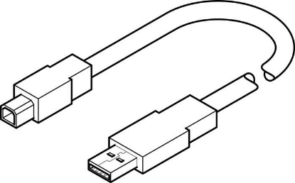 تصویر NEBC-U1G4-K-1.8-N-U2G4 (1501332) کابل برنامه نویسی فستو 