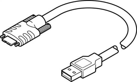 تصویر NEBC-U7G10-KS-5-N-S-U5G9 (8072582) کابل رابط فستو