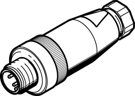 تصویر NECU-S-M12G4-P1-Q6-IS (570955)پلاگ فستو 