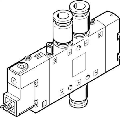 تصویر CPE18-M1H-5L-QS-8 (163150) شیر برقی پنوماتیک فستو  