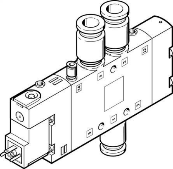 تصویر CPE18-M1H-5L-QS-8 (163150) شیر برقی پنوماتیک فستو  